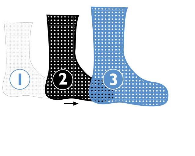 Wasserdichte Socken - dünn (Socklet)