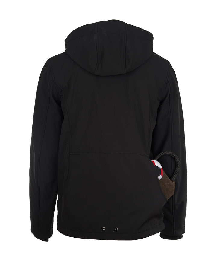 Sweatjacke-Uni-Ruecken