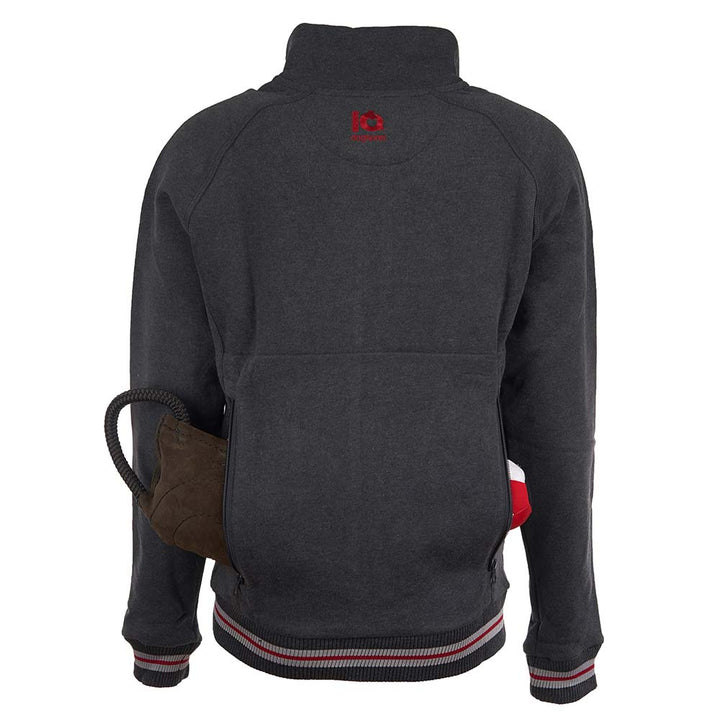 Sweatjacke-grau-Ruecken