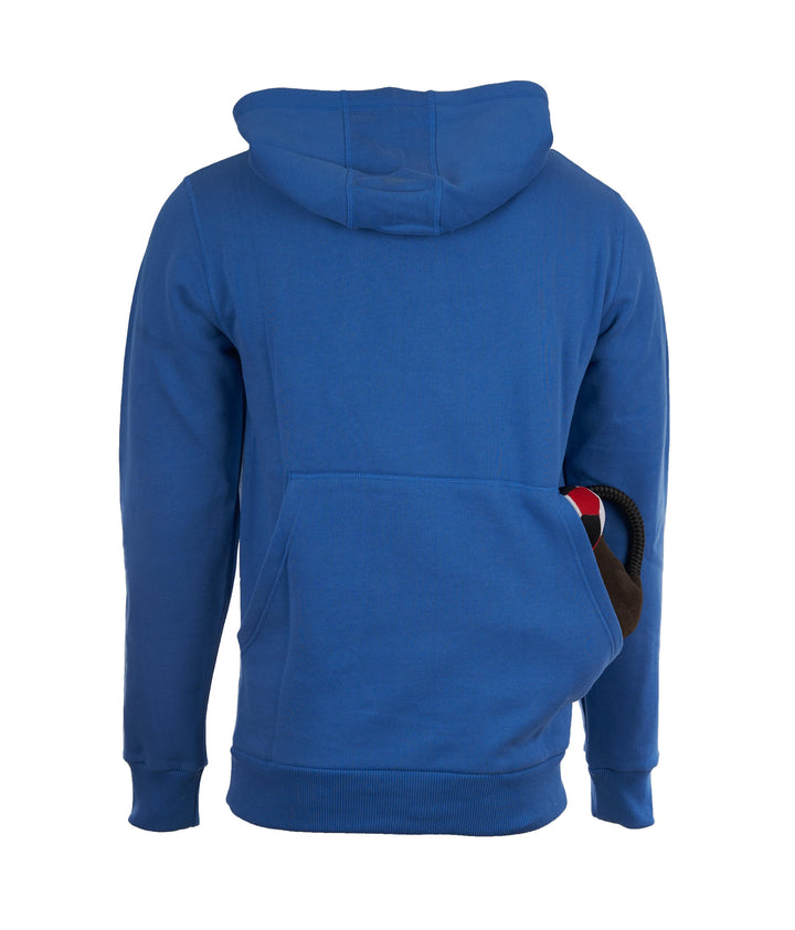 Sweatpulli-Uni-blau-Ruecken