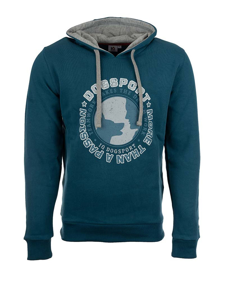 Sweatpulli-Uni-petrol-Front