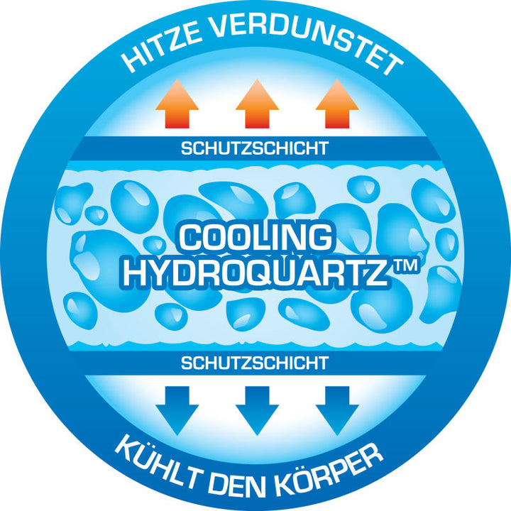 Kühlhalsband mit Hydroquarz